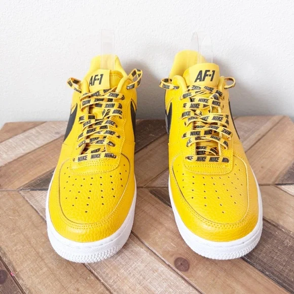 Nike AF1 Statement Game Amarillo Yellow and Black - Picture 7 of 14